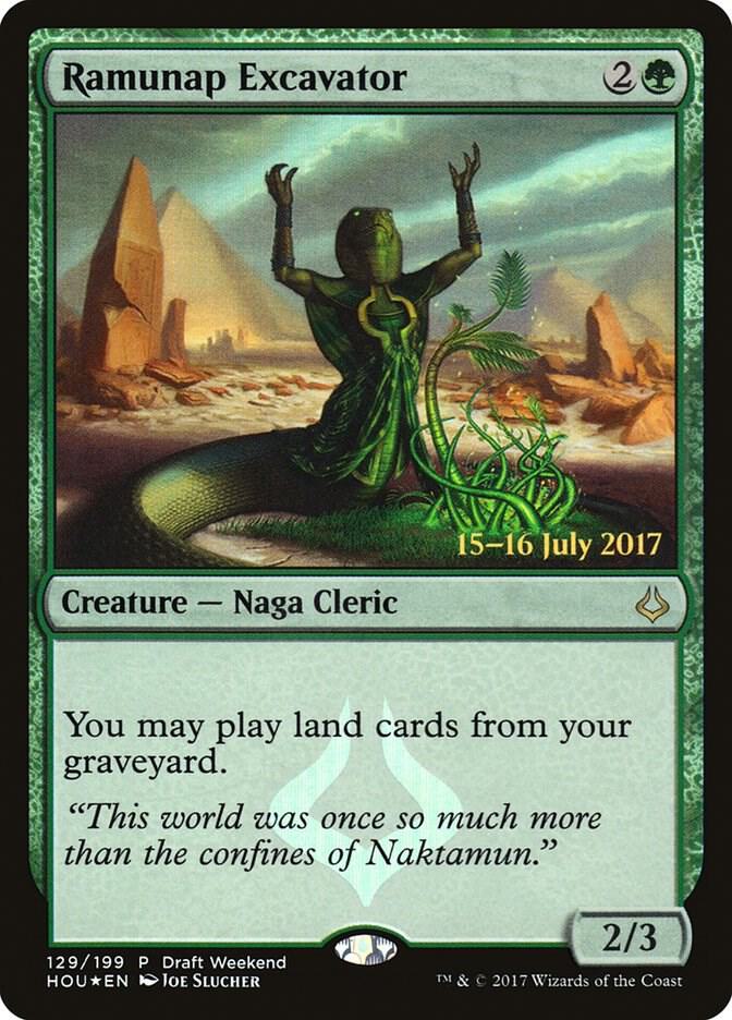 Ramunap Excavator (Draft Weekend) 129 card from Launch Party & Release Event Promos