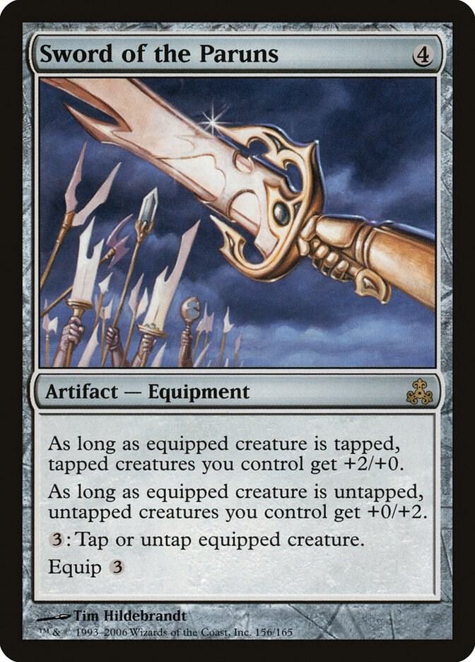 Sword of the Paruns 156 card from Guildpact