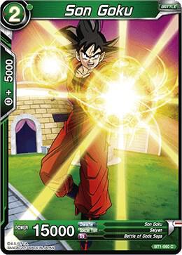 Son Goku BT1-060 card from Galactic Battle