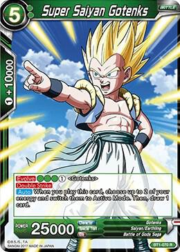 Super Saiyan Gotenks BT1-070 card from Galactic Battle