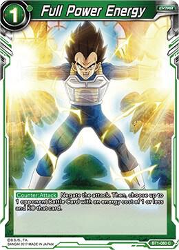 Full Power Energy BT1-080 card from Galactic Battle