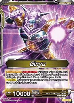 Ginyu // Ginyu, The Malicious Transformation BT1-085 card from Galactic Battle