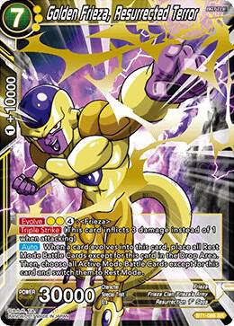 Golden Frieza, Resurrected Terror BT1-086 card from Galactic Battle