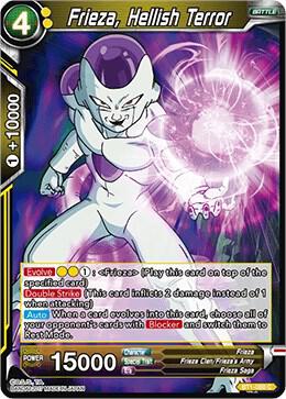 Frieza, Hellish Terror BT1-088 card from Galactic Battle