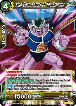 King Cold, Father of the Emperor BT1-091 card from Galactic Battle