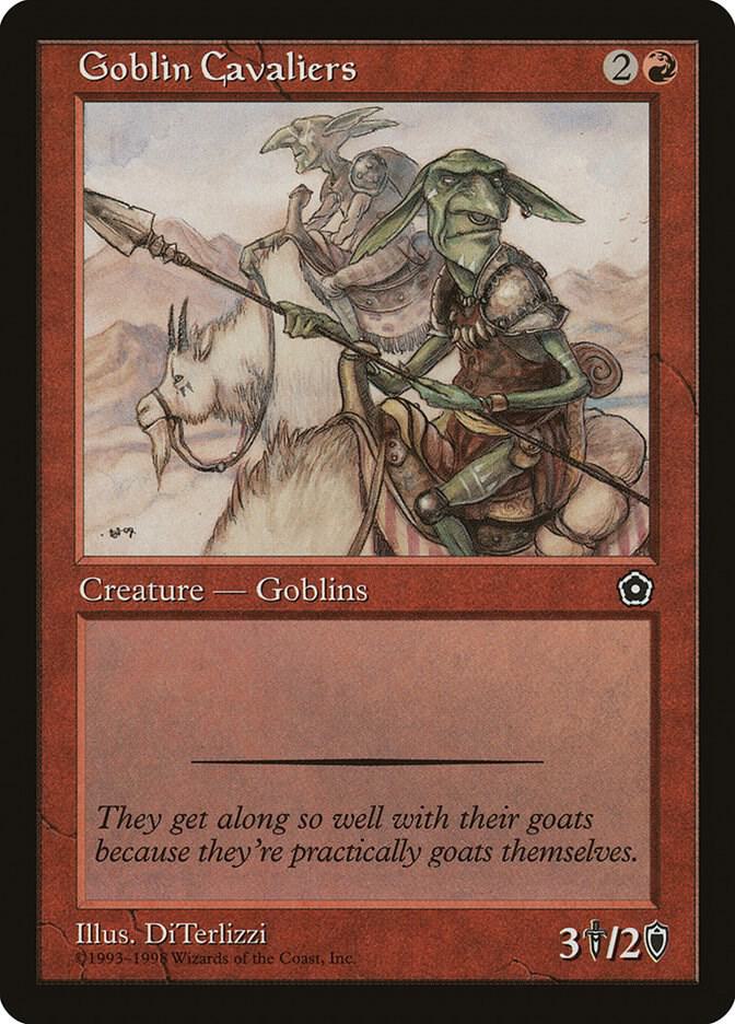 Goblin Cavaliers card from Portal Second Age