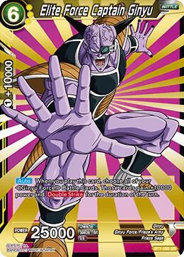 Elite Force Captain Ginyu BT1-095 card from Galactic Battle