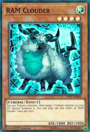 RAM Clouder YS17-EN003 card from Starter Deck: Link Strike