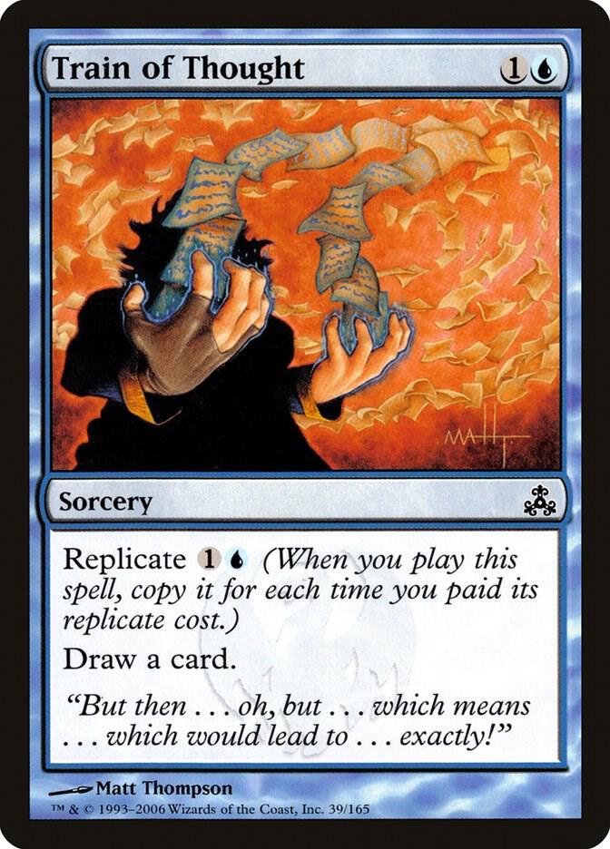 Train of Thought 39 card from Guildpact
