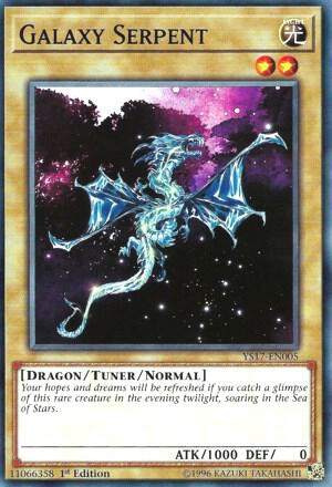 Galaxy Serpent YS17-EN005 card from Starter Deck: Link Strike