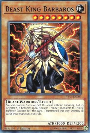 Beast King Barbaros YS17-EN007 card from Starter Deck: Link Strike