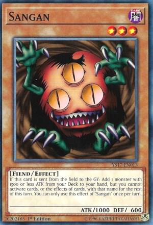 Sangan YS17-EN013 card from Starter Deck: Link Strike