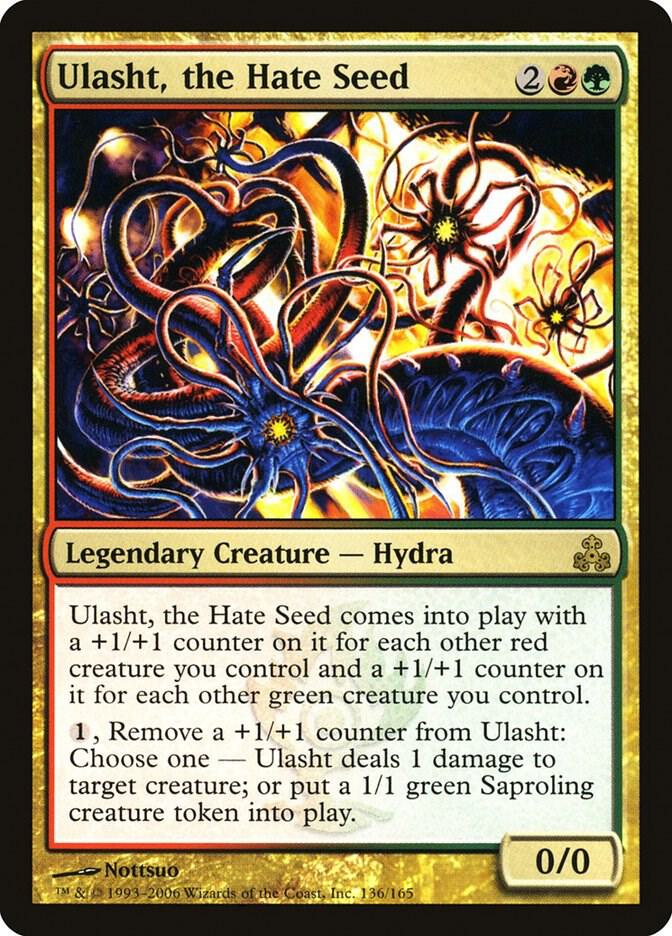 Ulasht, the Hate Seed 136 card from Guildpact