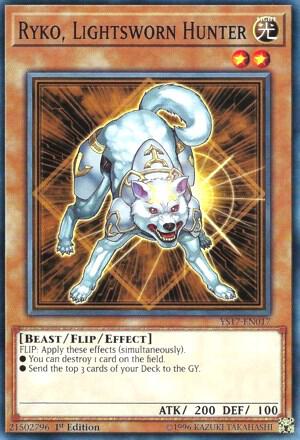 Ryko, Lightsworn Hunter YS17-EN017 card from Starter Deck: Link Strike