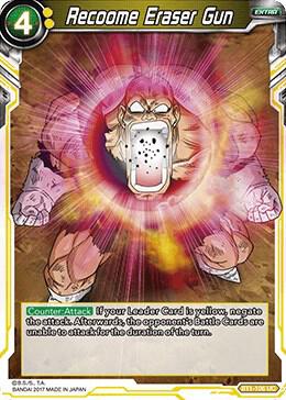 Recoome Eraser Gun BT1-106 card from Galactic Battle
