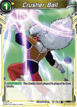 Crusher Ball BT1-110 card from Galactic Battle