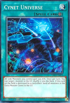 Cynet Universe YS17-EN021 card from Starter Deck: Link Strike