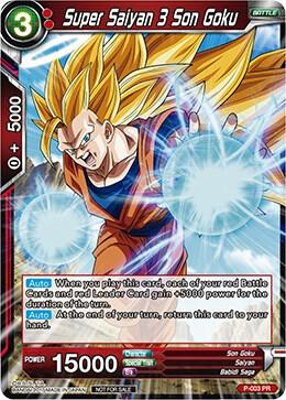 Super Saiyan 3 Son Goku (Foil Version) P-003 card from Promotion Cards