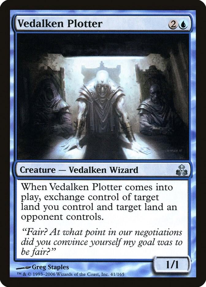 Vedalken Plotter 41 card from Guildpact