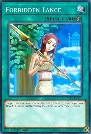 Forbidden Lance YS17-EN026 card from Starter Deck: Link Strike