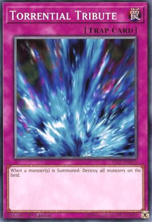 Torrential Tribute YS17-EN035 card from Starter Deck: Link Strike