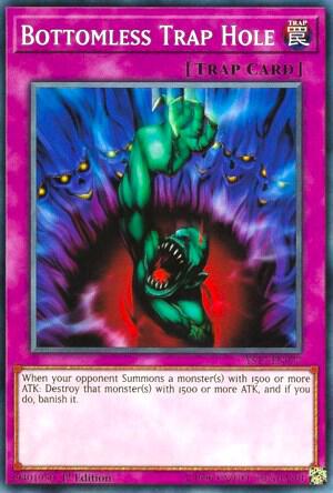 Bottomless Trap Hole YS17-EN037 card from Starter Deck: Link Strike