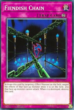 Fiendish Chain YS17-EN039 card from Starter Deck: Link Strike