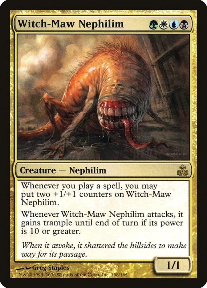 Witch-Maw Nephilim 138 card from Guildpact