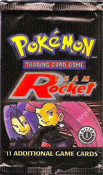 Team Rocket Booster Pack [1st Edition] card from Team Rocket
