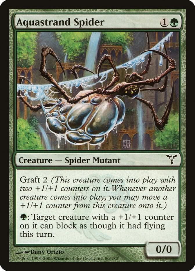 Aquastrand Spider 80 card from Dissension