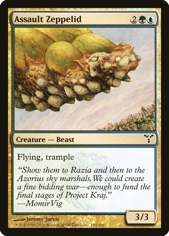 Assault Zeppelid 103 card from Dissension