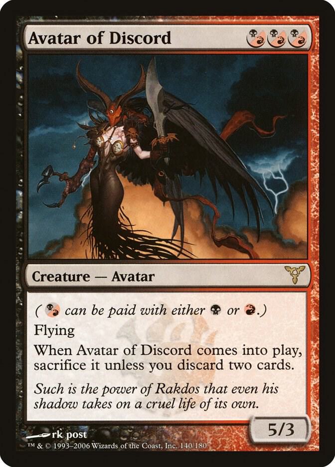 Avatar of Discord 140 card from Dissension