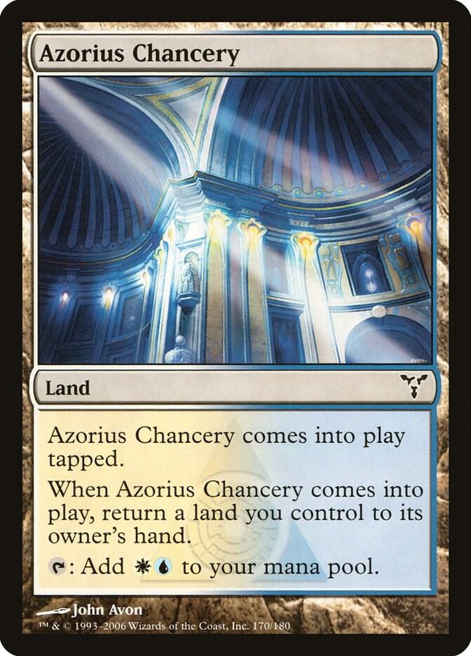 Azorius Chancery 170 card from Dissension