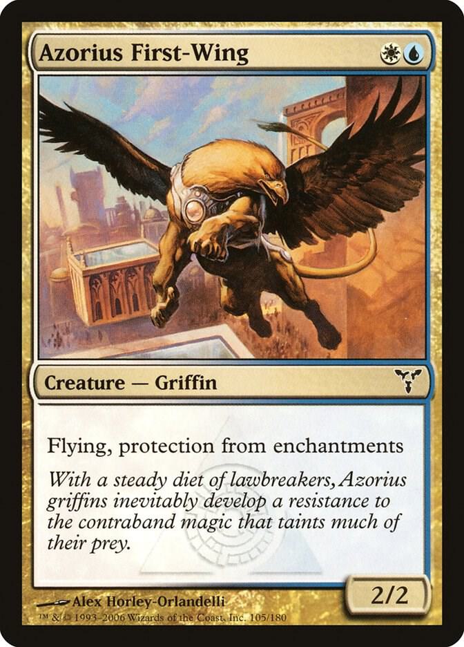 Azorius First-Wing 105 card from Dissension