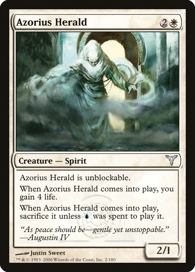 Azorius Herald 2 card from Dissension