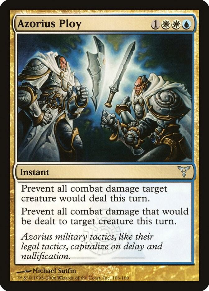 Azorius Ploy 106 card from Dissension