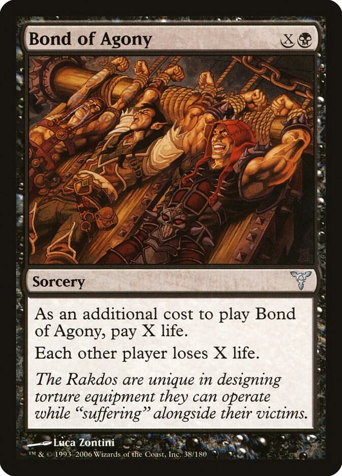 Bond of Agony 38 card from Dissension