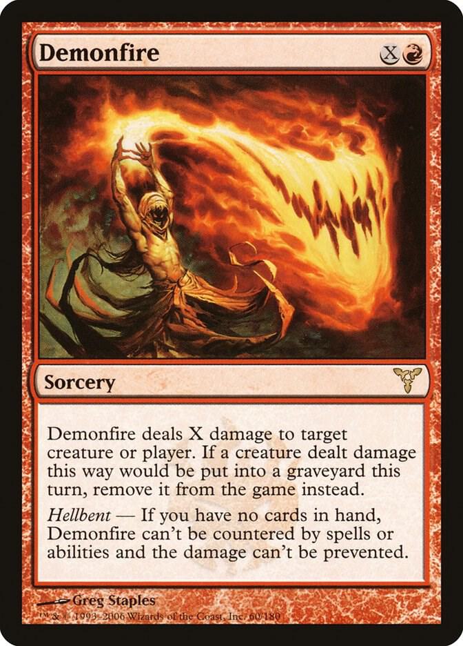 Demonfire 60 card from Dissension