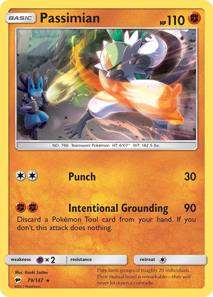 Passimian 79/147 card from SM - Burning Shadows