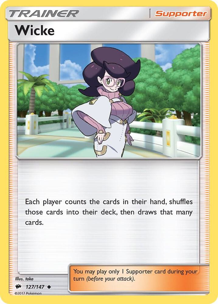 Wicke 127/147 card from SM - Burning Shadows