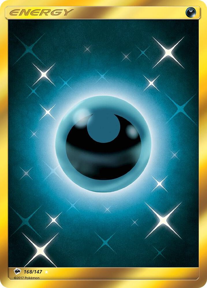 Darkness Energy (Secret) 168/147 card from SM - Burning Shadows