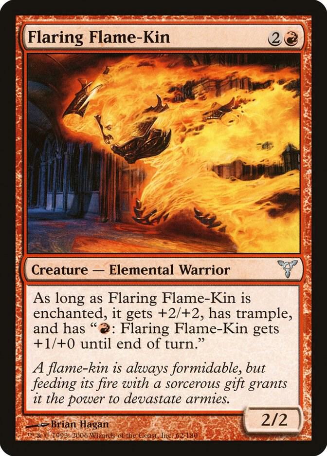 Flaring Flame-Kin 62 card from Dissension
