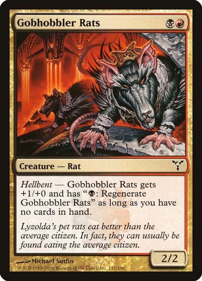 Gobhobbler Rats 111 card from Dissension