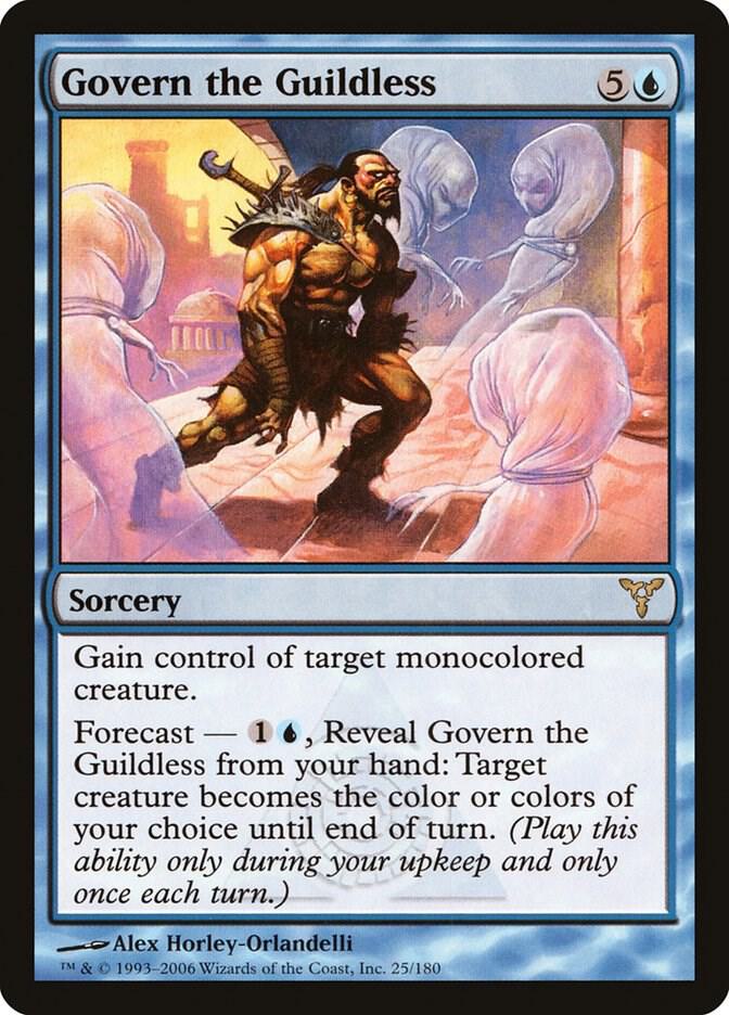 Govern the Guildless 25 card from Dissension