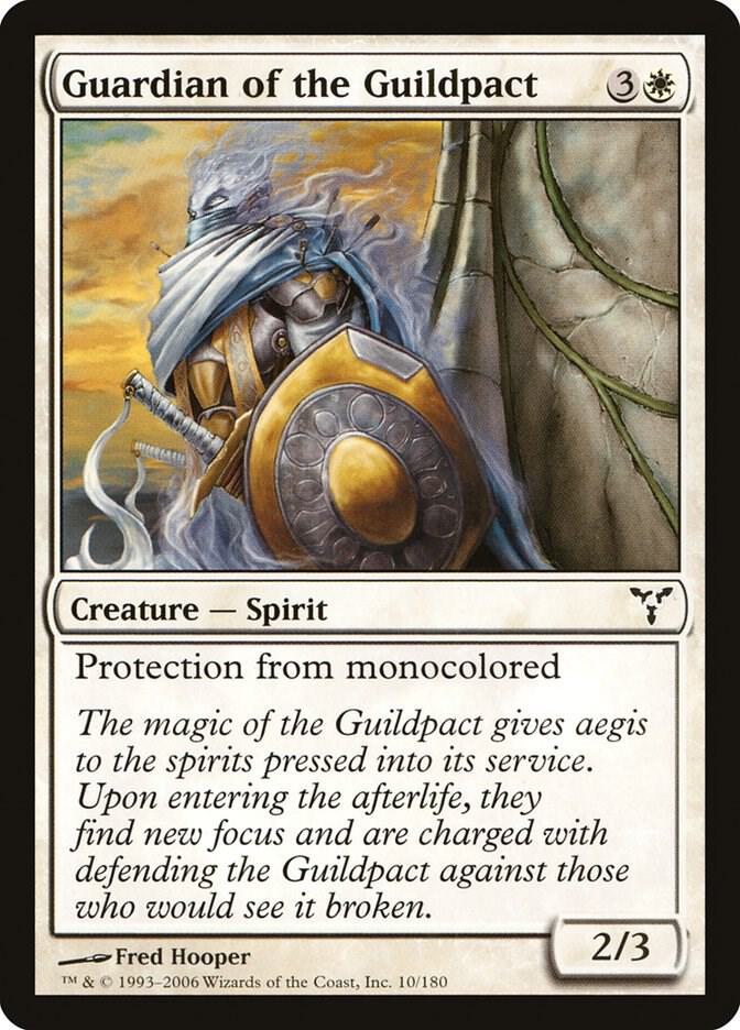 Guardian of the Guildpact 10 card from Dissension