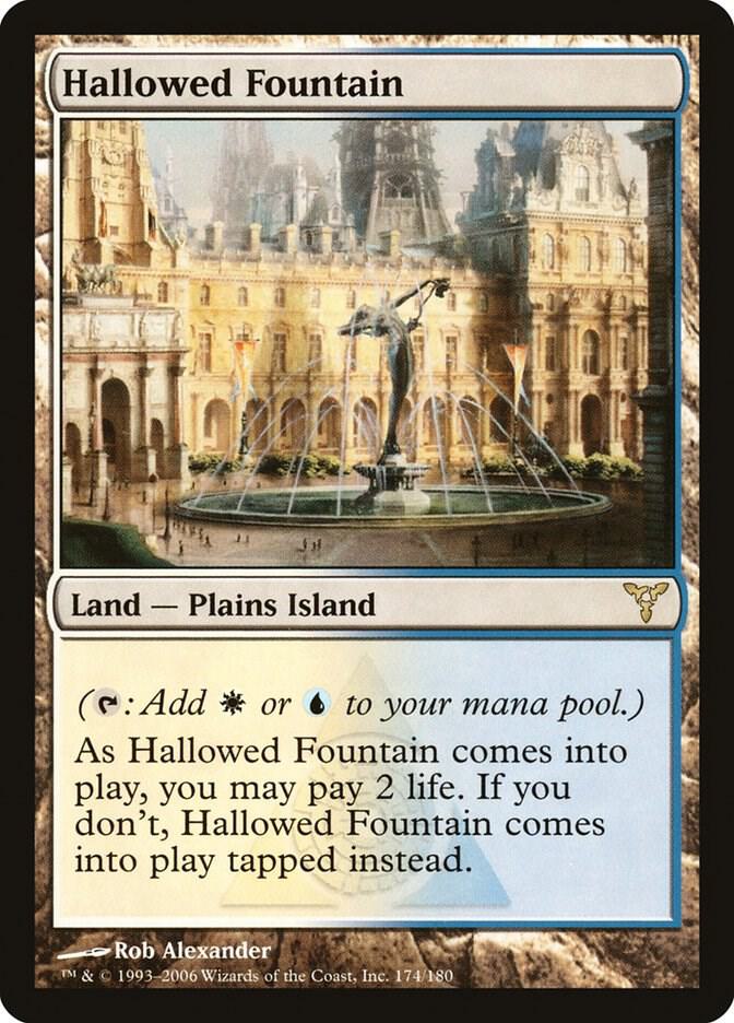 Hallowed Fountain 174 card from Dissension