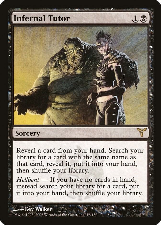 Infernal Tutor 46 card from Dissension