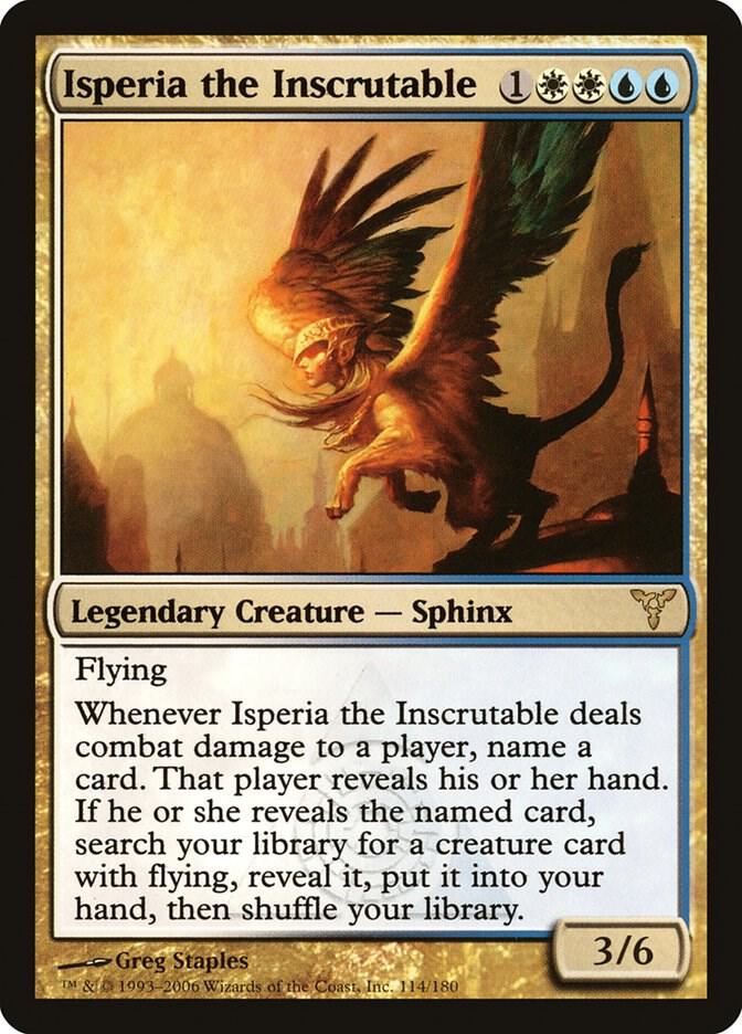Isperia the Inscrutable 114 card from Dissension