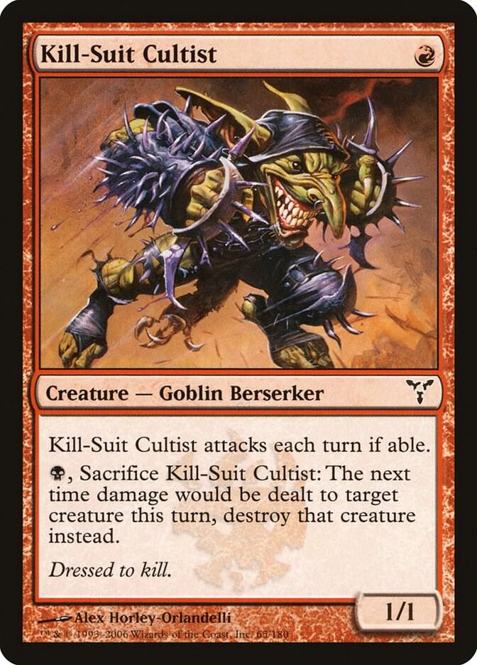 Kill-Suit Cultist 65 card from Dissension