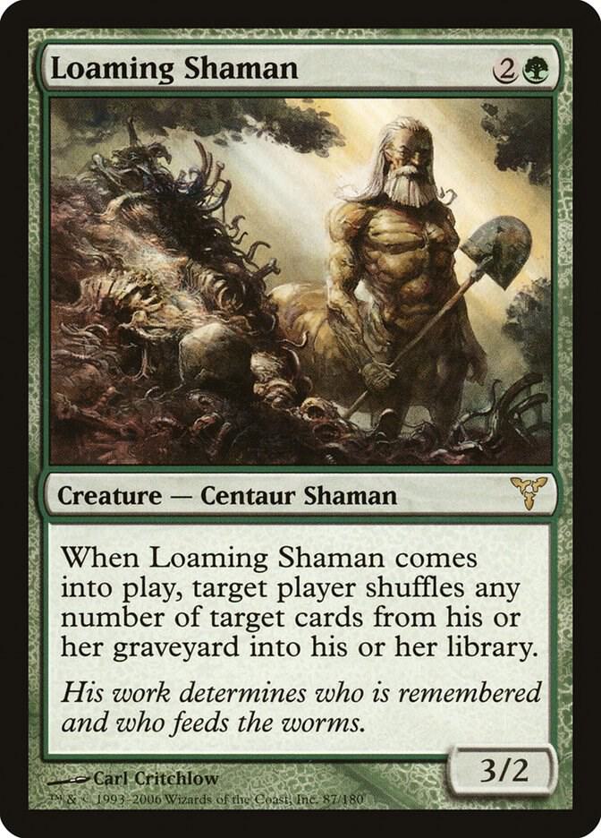 Loaming Shaman 87 card from Dissension
